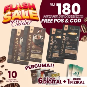 FLASH SALE OKTOBER - 2 Coklat + 2 Kopi Baru