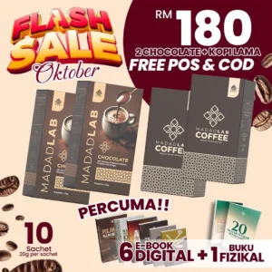 FLASH SALE OKTOBER - 2 Coklat + 2 Kopi Lama